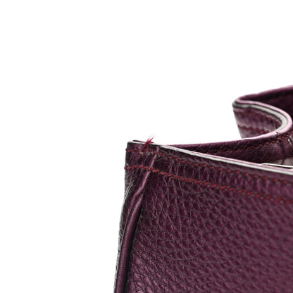 Gucci Pebbled Calfskin Medium Bamboo Shopper Tote Purple 13 of 13