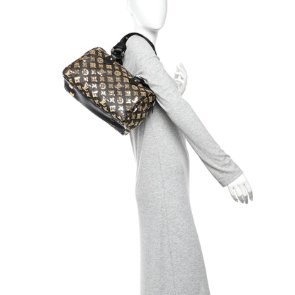 Louis Vuitton Monogram Sequins Eclipse Speedy 28 Gold 2 of 9