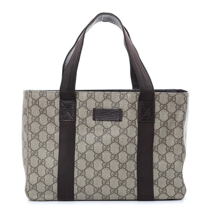 Gucci Monogram Small Tote Brown 2 of 12