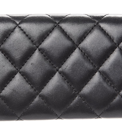 Chanel Lambskin Quilted Flap Card Holder Black 9 of 9