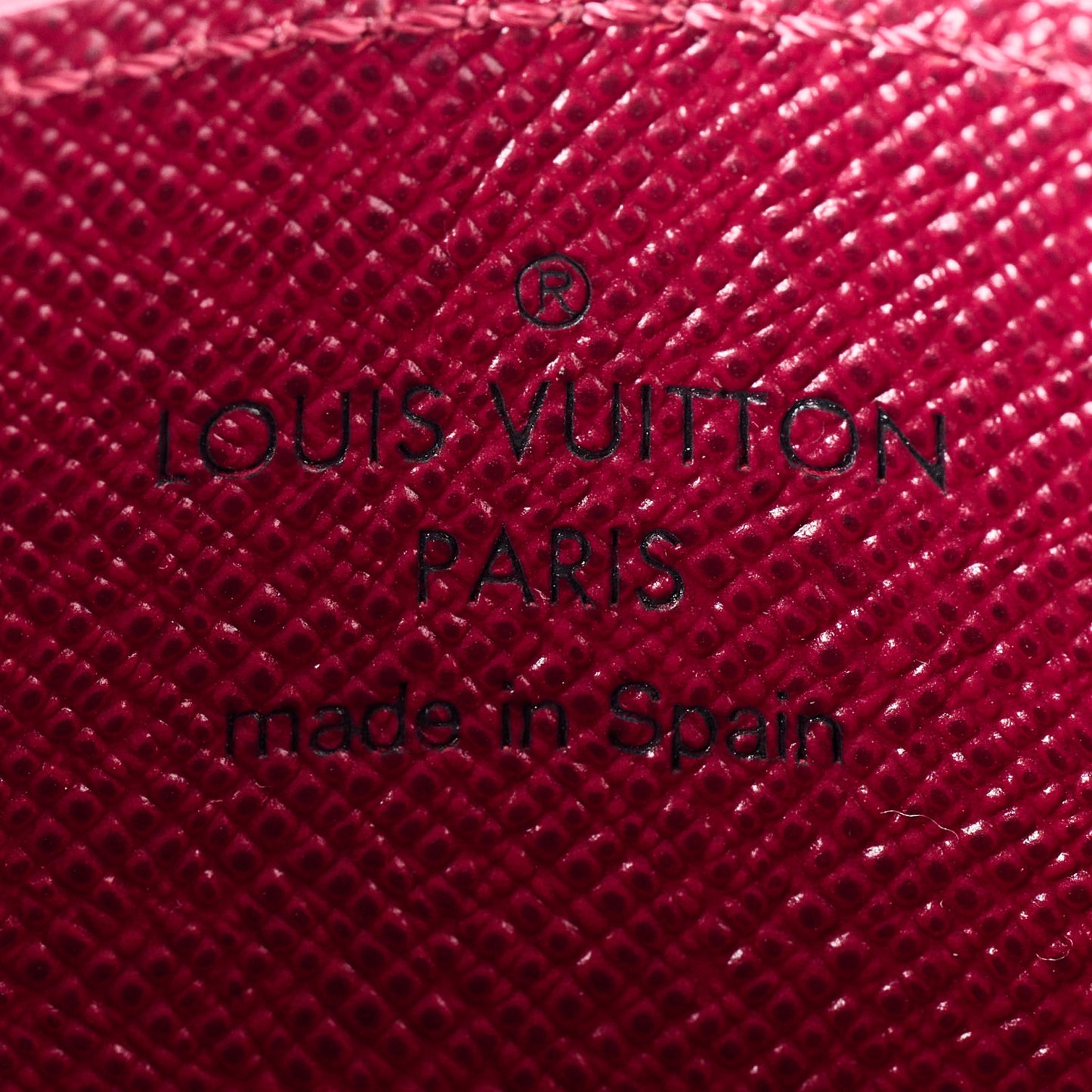 Monogram Card Holder Fuchsia