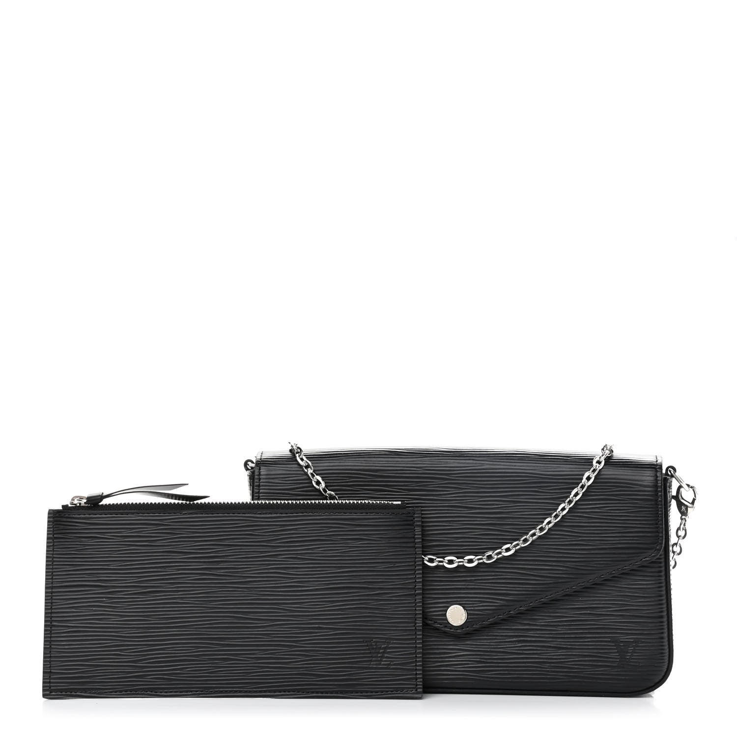 Louis Vuitton Epi Pochette Felicie Black 3 of 10