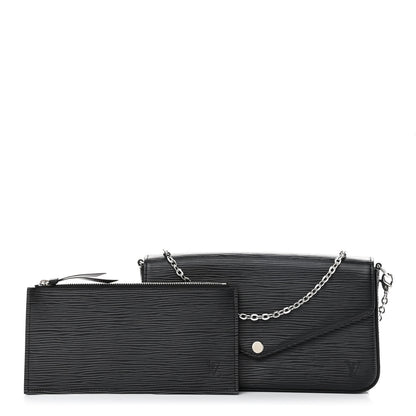 Louis Vuitton Epi Pochette Felicie Black 3 of 10