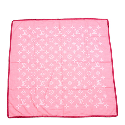 Louis Vuitton Cotton Monogram Shawl Pink 1 of 3