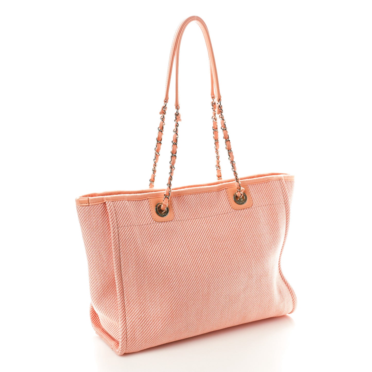 Mixed Fibers Small Deauville Tote Light Orange