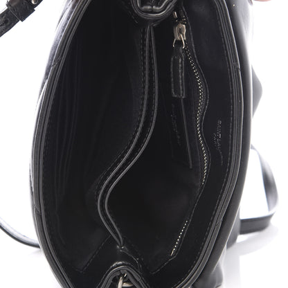 Saint Laurent Calfskin Y Quilted Monogram Toy Loulou Crossbody Bag Black 4 of 11