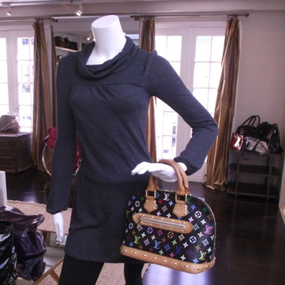 Louis Vuitton Monogram Multicolor Alma Black 2 of 9