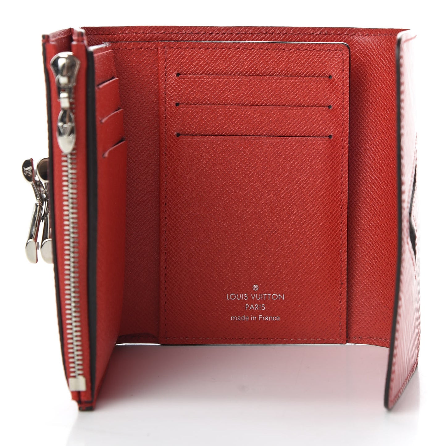 Epi Twist Compact Wallet Coquelicot