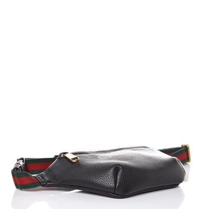 Gucci Grained Calfskin Small Logo Belt Bag Black 4 of 8