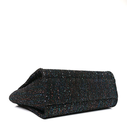 Chanel Calfskin Sequin Small Deauville Tote Black 4 of 10