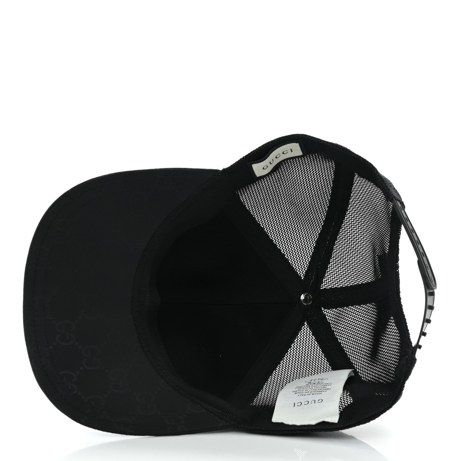 Gucci Monogram Baseball Hat M Black 7 of 9