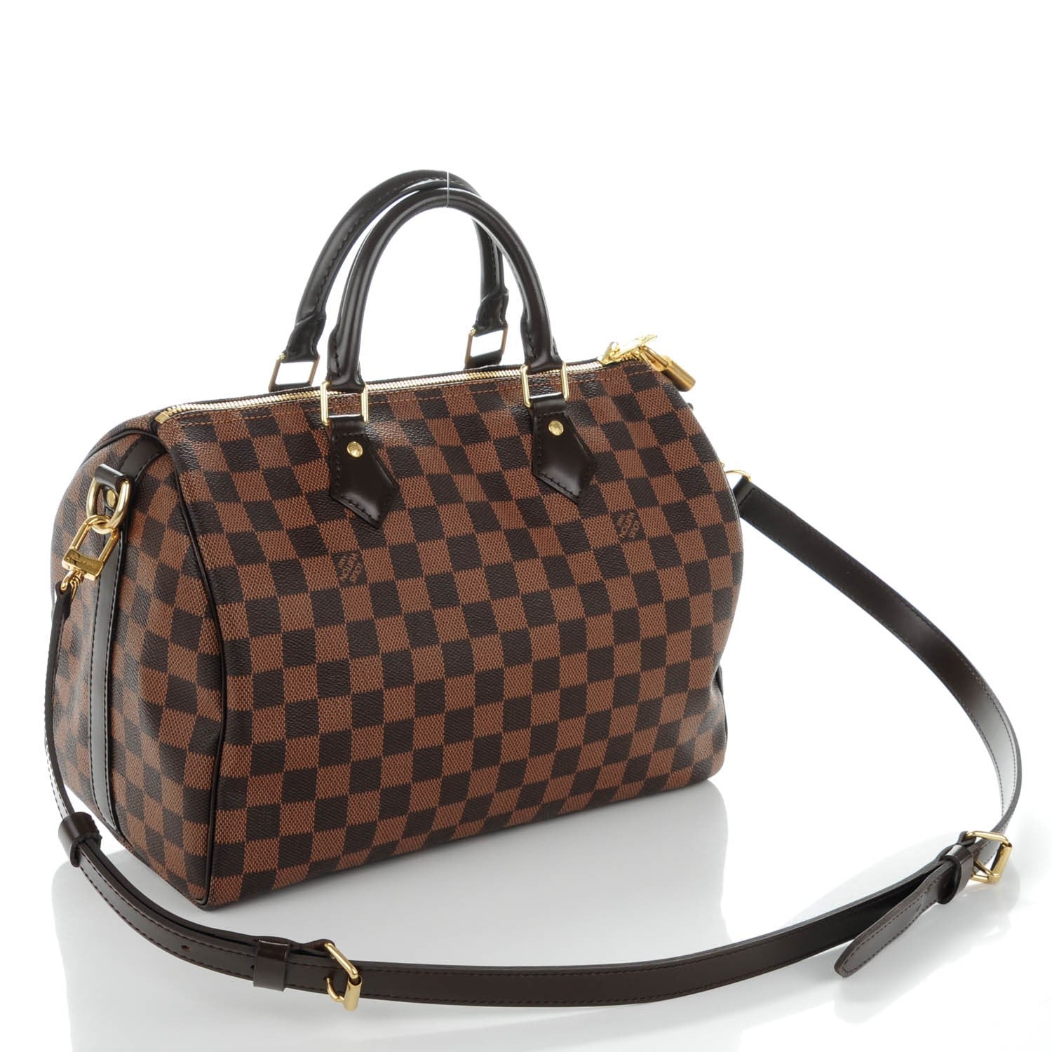 Louis Vuitton Damier Ebene Speedy Bandouliere 30 3 of 8