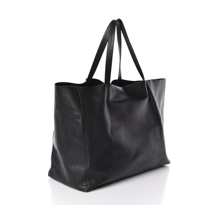 Celine Lambskin Horizontal Cabas Black 3 of 16