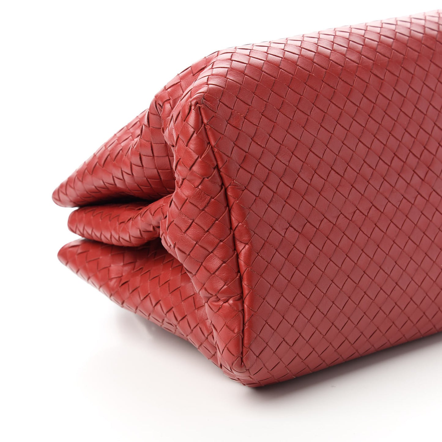Nappa Intrecciato Medium Roma Tote Red