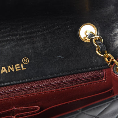 Chanel Lambskin Quilted Small Single Flap Black 9 of 14