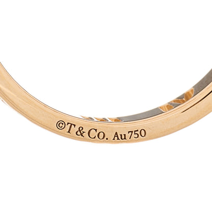 Tiffany 18K Rose Gold Diamond Atlas Pierced Ring 53 6.5 4 of 4
