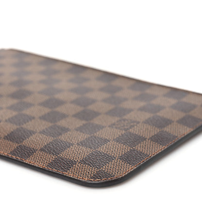 Louis Vuitton Damier Ebene Neverfull MM GM Pochette Rose Ballerine 10 of 10