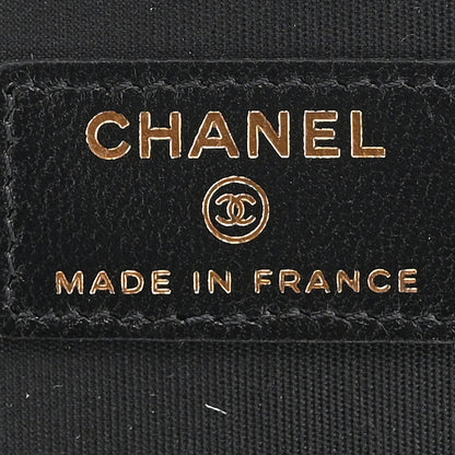 Chanel Lambskin Quilted Small Top Handle Vanity Case With Chain Black 6 of 11