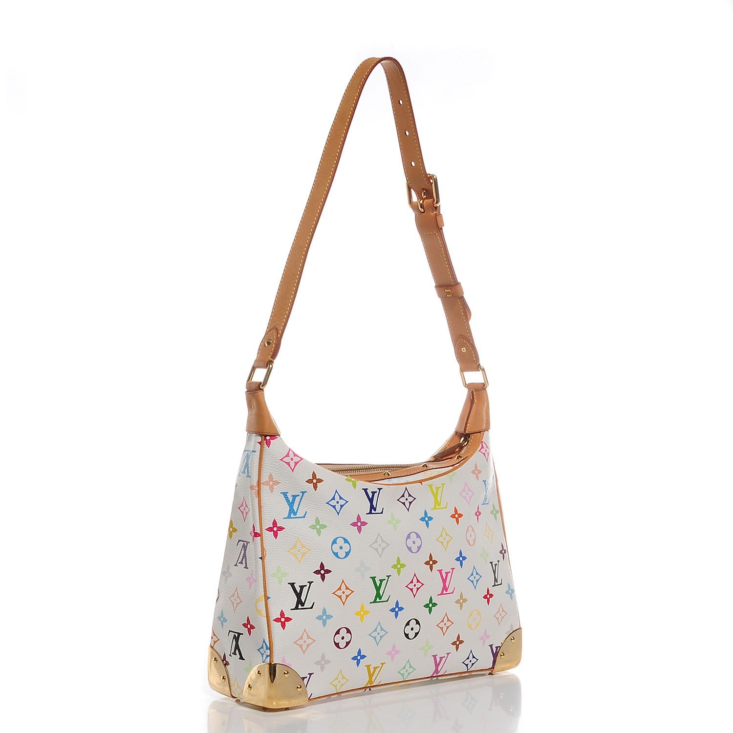 Louis Vuitton Monogram Multicolor Boulogne White 3 of 7