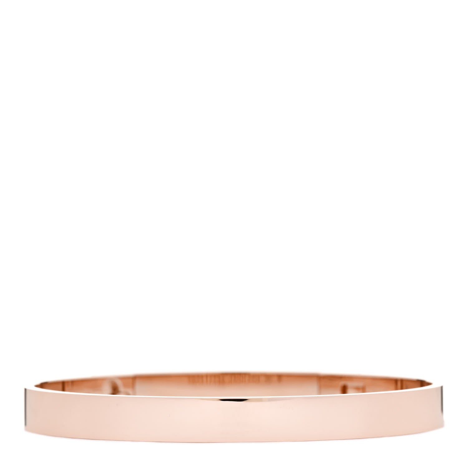 Hermes 18K Rose Gold Diamond PM Collier De Chien Bracelet SH 2 of 4
