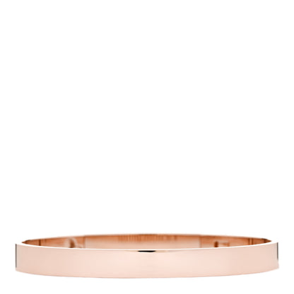 Hermes 18K Rose Gold Diamond PM Collier De Chien Bracelet SH 2 of 4