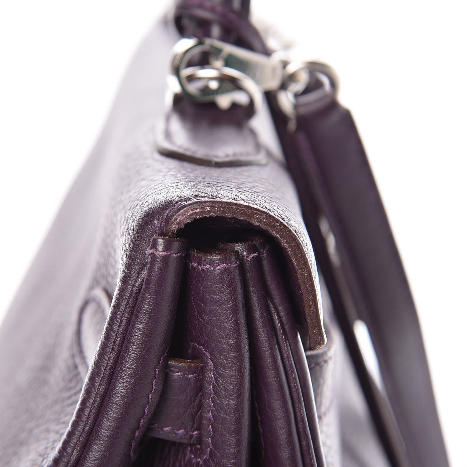 Hermes Togo Kelly Retourne 35 Raisin 40 of 51