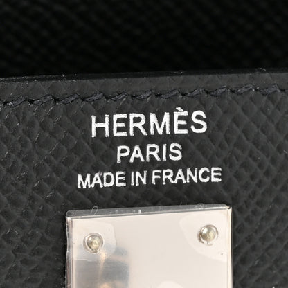 Hermes Epsom Kelly Sellier 25 Black 6 of 10