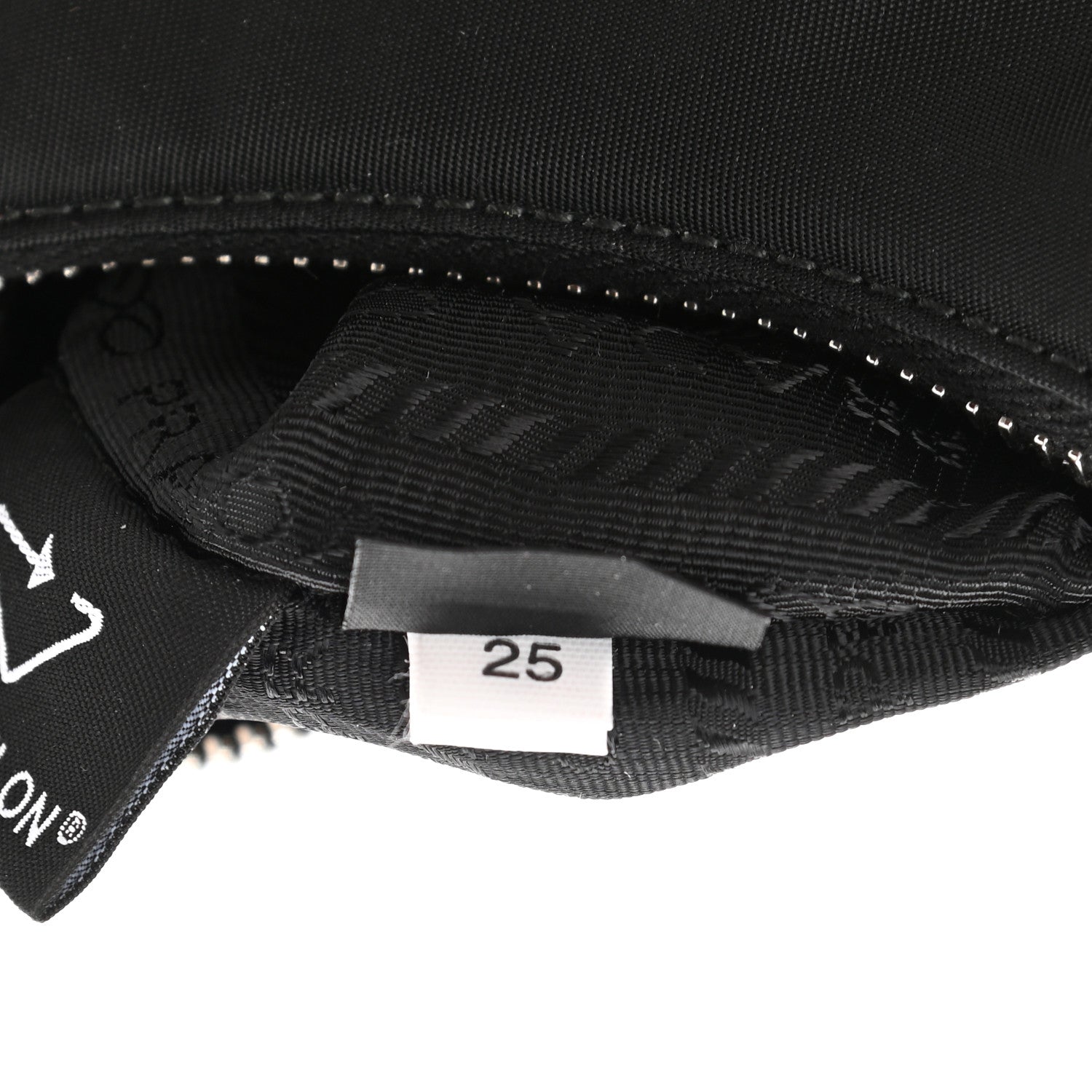 Prada Tessuto Nylon Saffiano Mini Re-Edition 2005 Bag Black 8 of 9