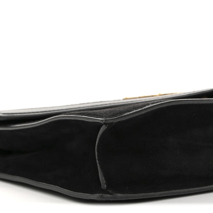 Saint Laurent Suede Calfskin Monogram Le Sept Chain Bag Black 9 of 14