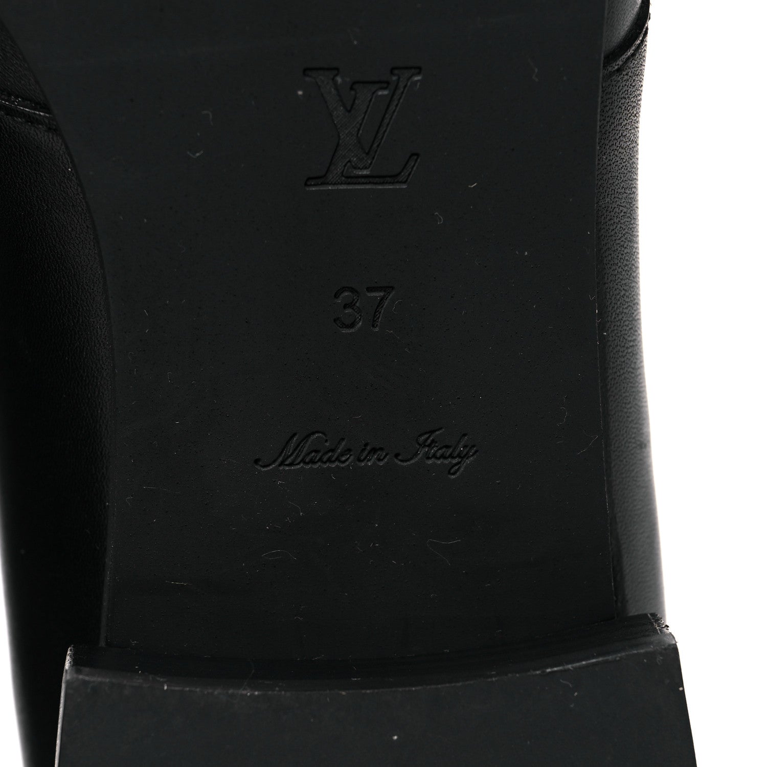 Louis Vuitton Calfskin Monogram Jumble Flat Ankle Boots 37 Black 6 of 7