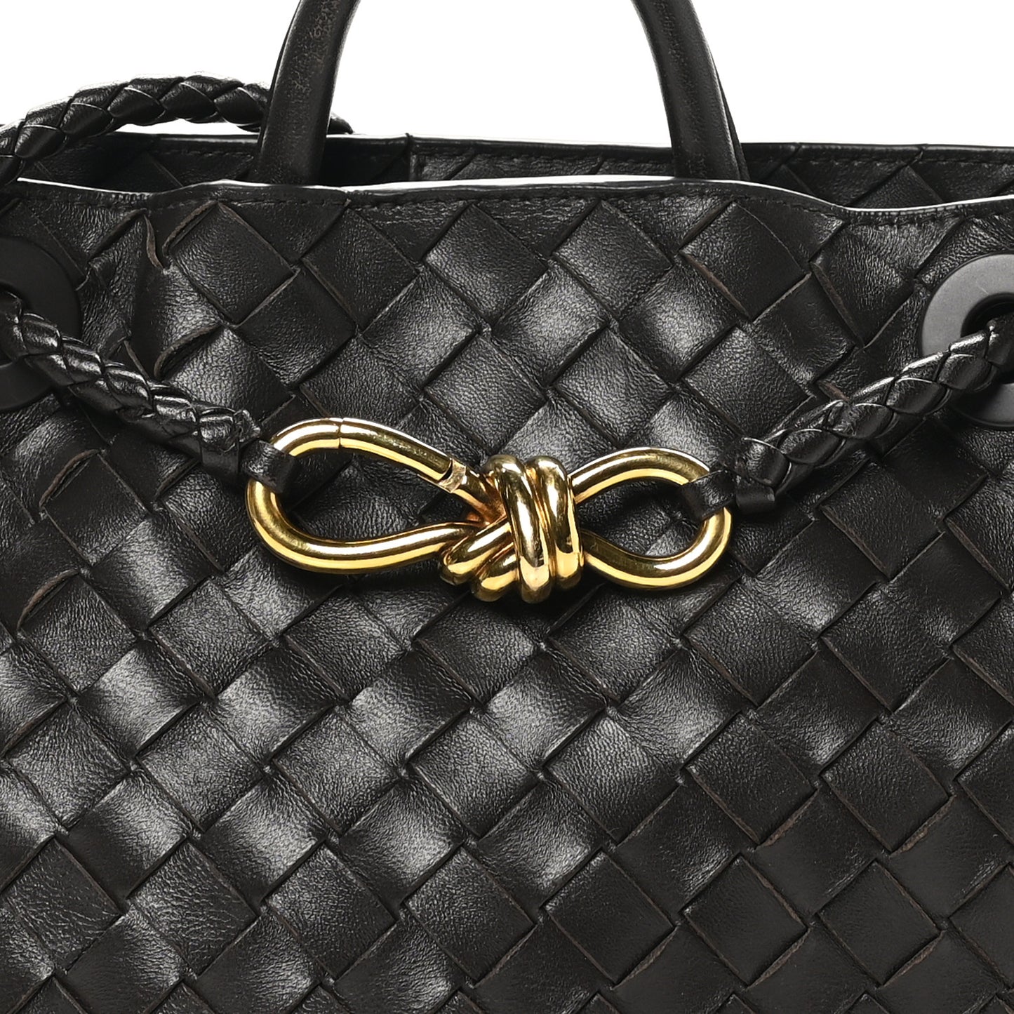 Nappa Intrecciato Small Andiamo Shoulder Bag Fondant