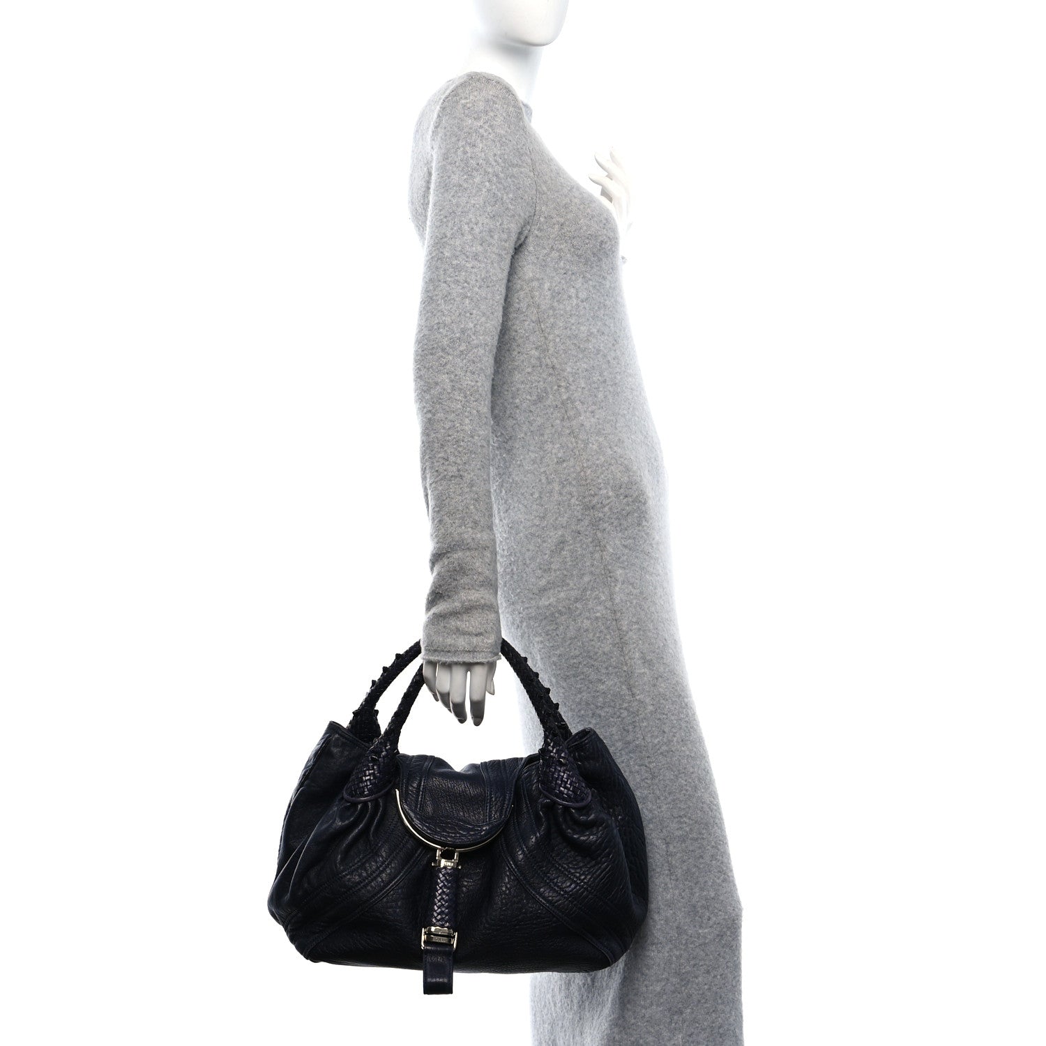 Fendi Nappa Nuvolata Spy Blueberry 2 of 13