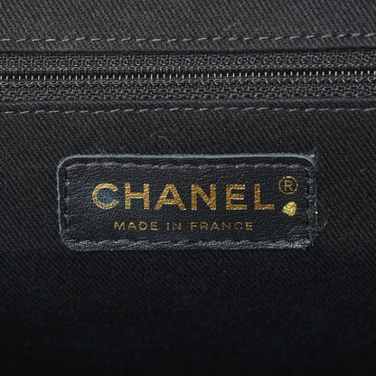 Chanel Caviar Quilted CC Large Clutch Black 6 of 8
