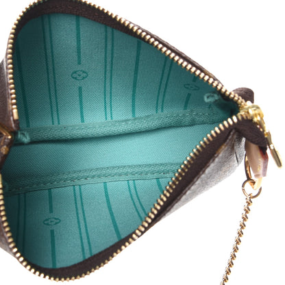 Louis Vuitton Monogram My LV Heritage Mini Pochette Accessories Turquoise Fuchsia 5 of 8