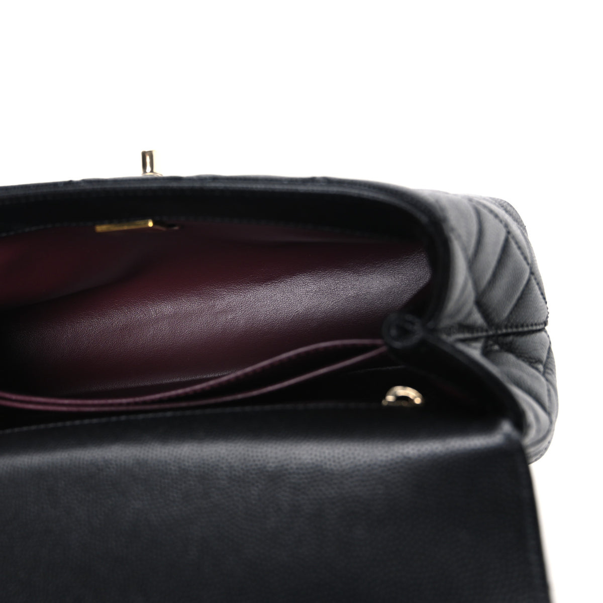 Chanel Caviar Quilted Mini Coco Handle Flap Black 5 of 11