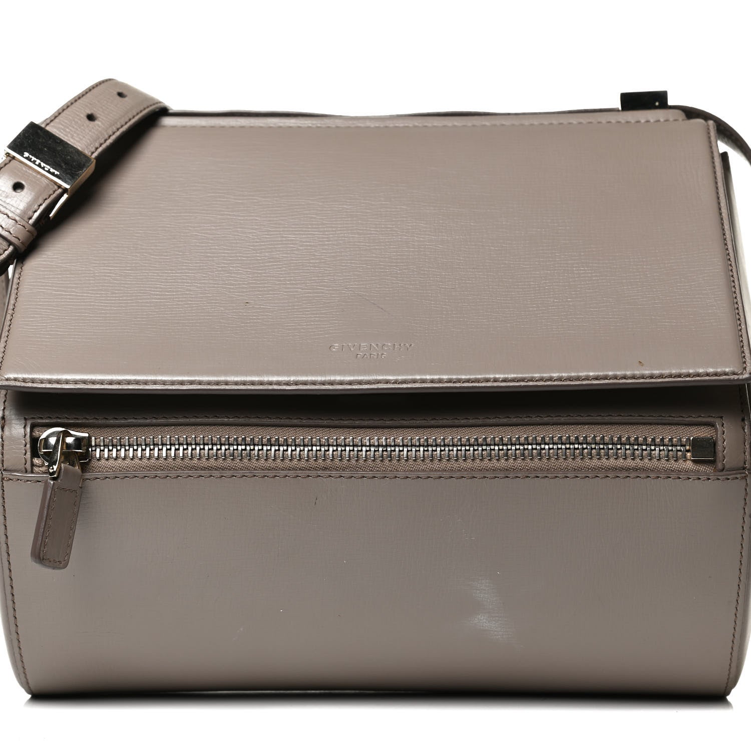 Givenchy Textured Calfskin Medium Pandora Box Crossbody Bag Taupe 7 of 14
