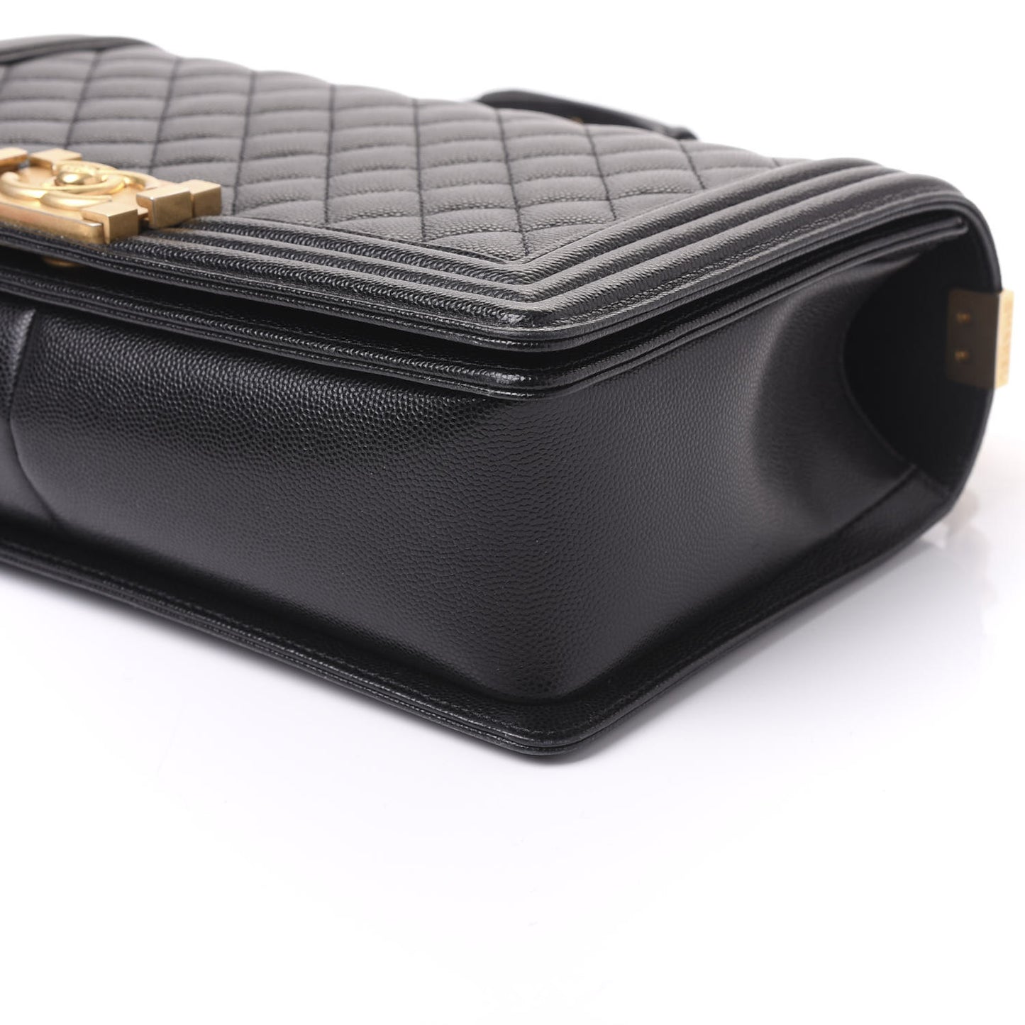 Caviar Quilted New Medium Boy Flap Black