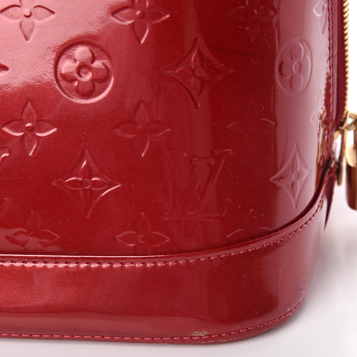 Louis Vuitton Vernis Alma GM Pomme D'Amour 9 of 13