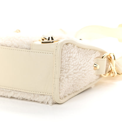 Balenciaga Shearling Nappa Gold Metallic Edge Hardware Mini City Cream 9 of 9