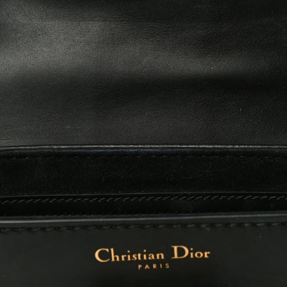 Christian Dior Calfskin Mini D Fence Saddle Bag Black 9 of 16