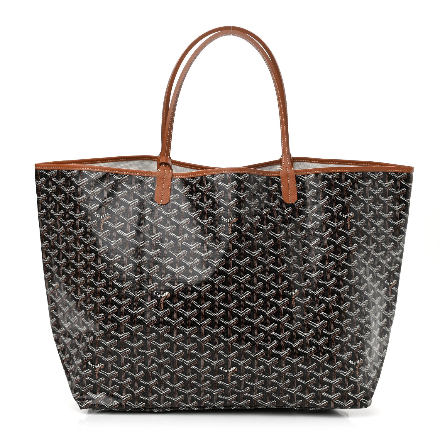 Goyard Goyardine Saint Louis GM Black Gold 3 of 11