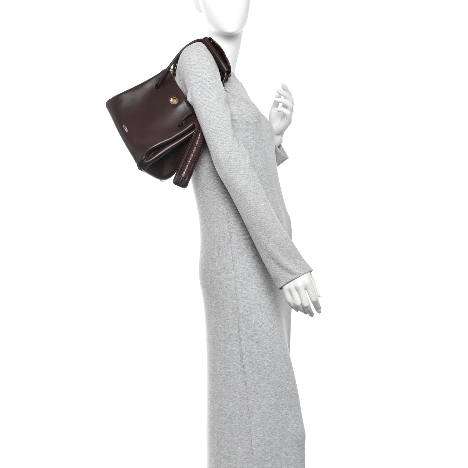 Loewe Supple Calfskin Small Madrid Bag Dark Brownie 2 of 10