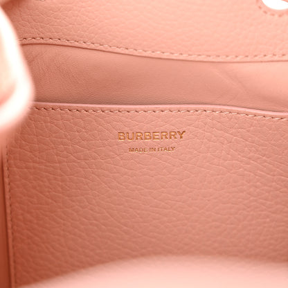 Burberry Grainy Calfskin Small TB Bucket Bag Dusty Pink 6 of 9