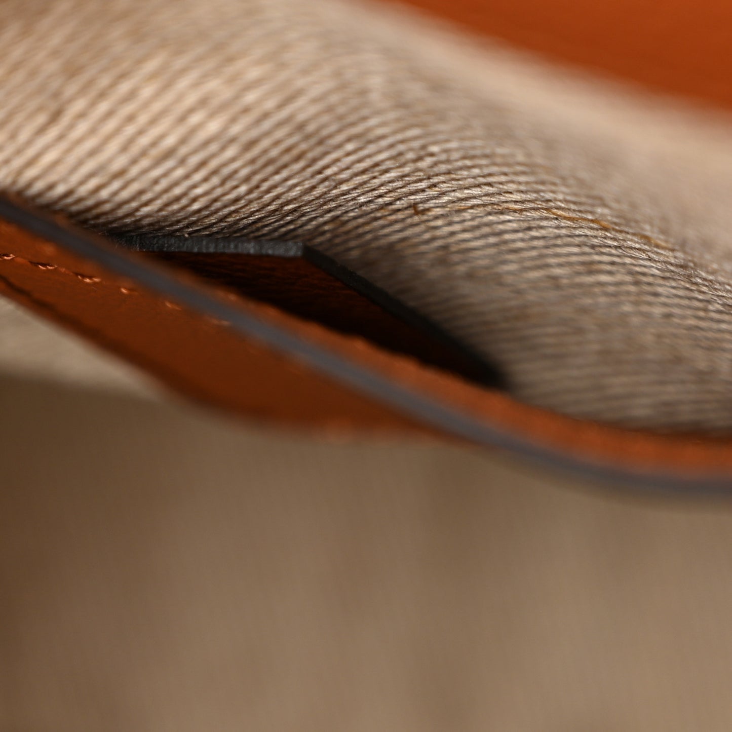 Grained Calfskin Medium Marcie Slim Round Crossbody Bag Tan