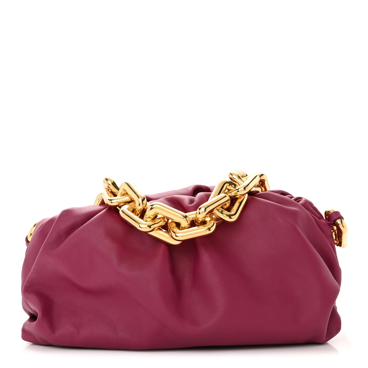Calfskin The Pouch Chain Cinnabar
