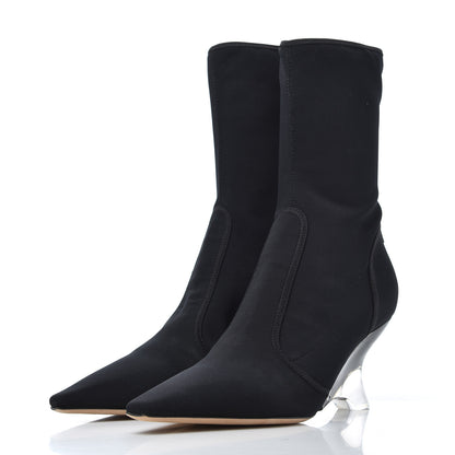 Christian Dior Micro Resille Lucite Etoile Boots 39 Black 3 of 14
