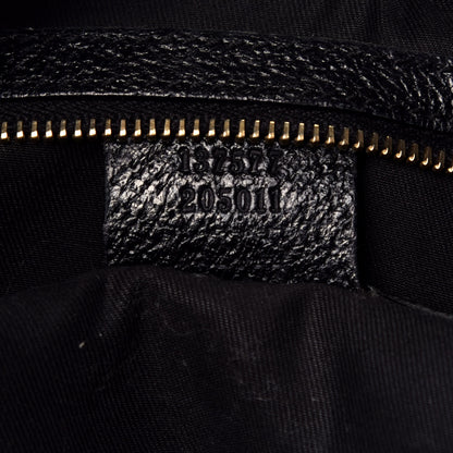 Gucci Monogram Bamboo Ring Hobo Black 7 of 10
