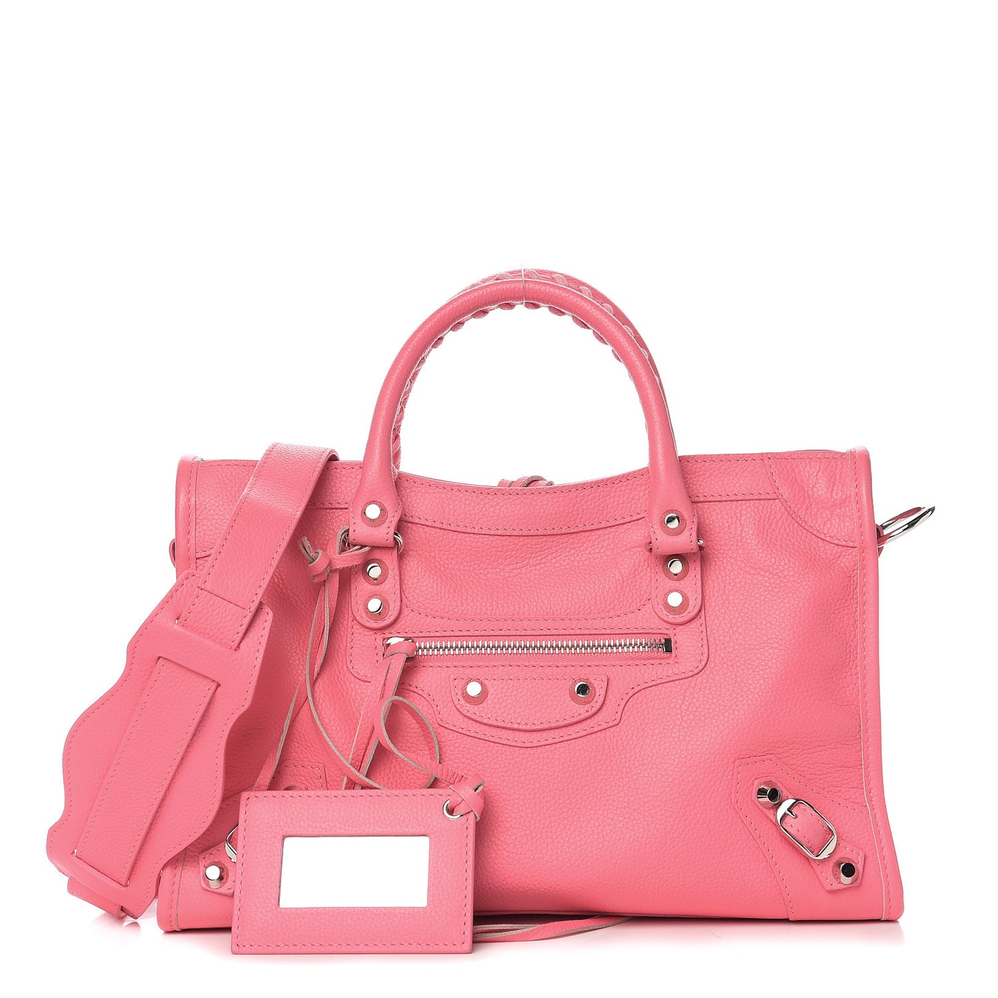 Veau Gravier Classic Silver Hardware S City Rose Dragee