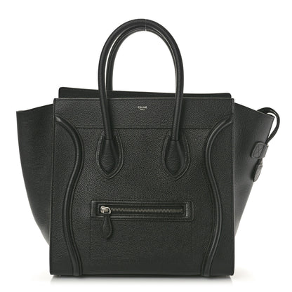 Celine Smooth Calfskin Medium Phantom Luggage Black 1 of 10