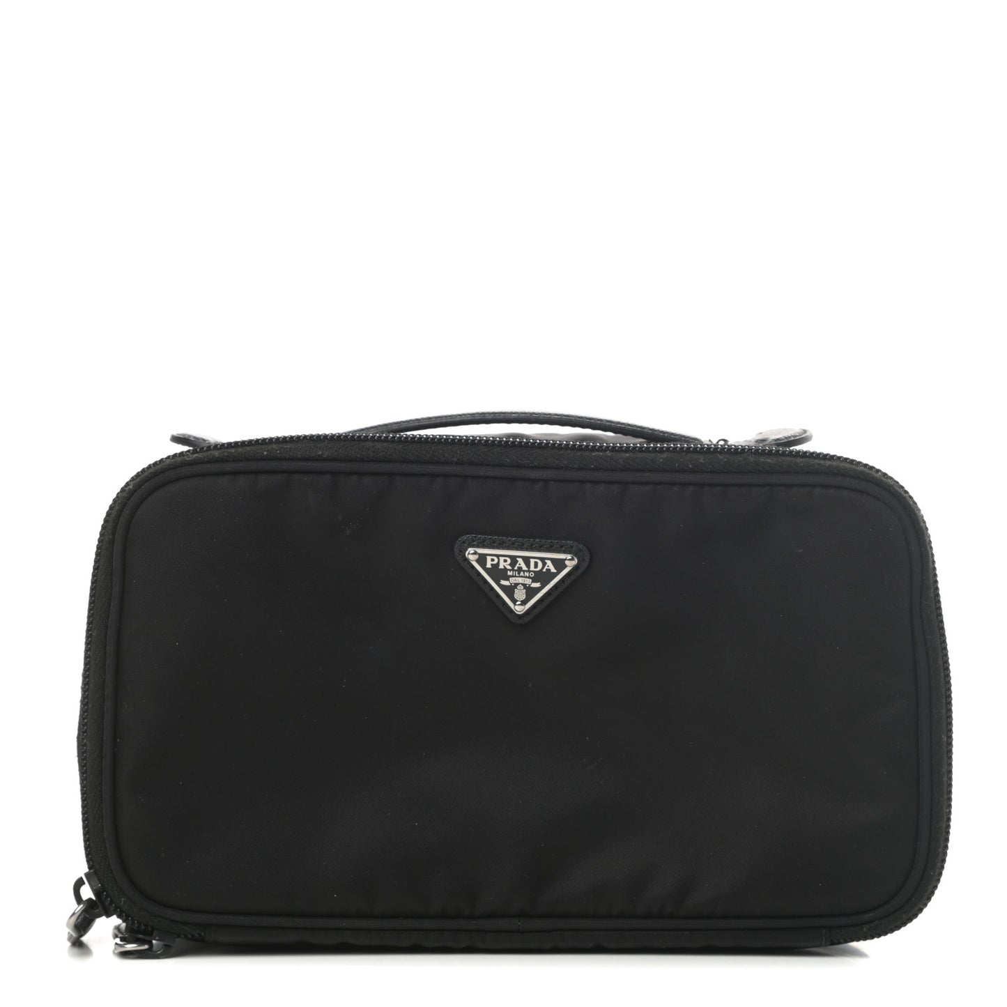 Nylon Vela Cosmetic Pouch Black
